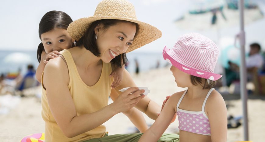 skin cancer prevention by family